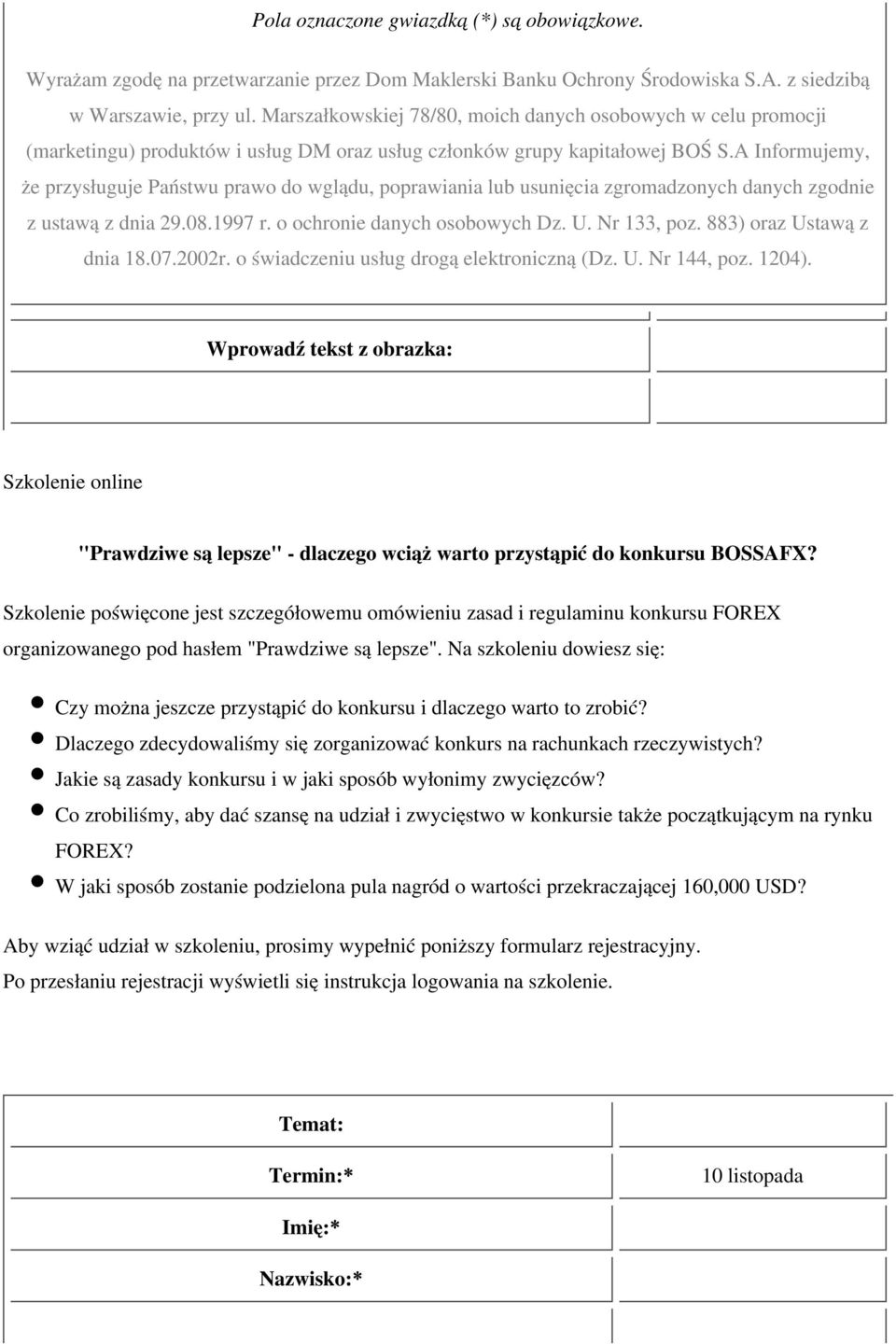 Na szkoleniu dowiesz się: Czy można jeszcze przystąpić do konkursu i dlaczego warto to zrobić?