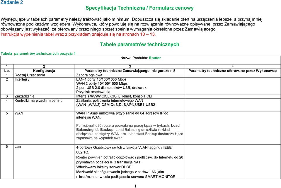 Wykonawca, który powołuje się na rozwiązania równoważne opisywane przez Zamawiającego obowiązany jest wykazać, że oferowany przez niego sprzęt spełnia wymagania określone przez Zamawiającego.