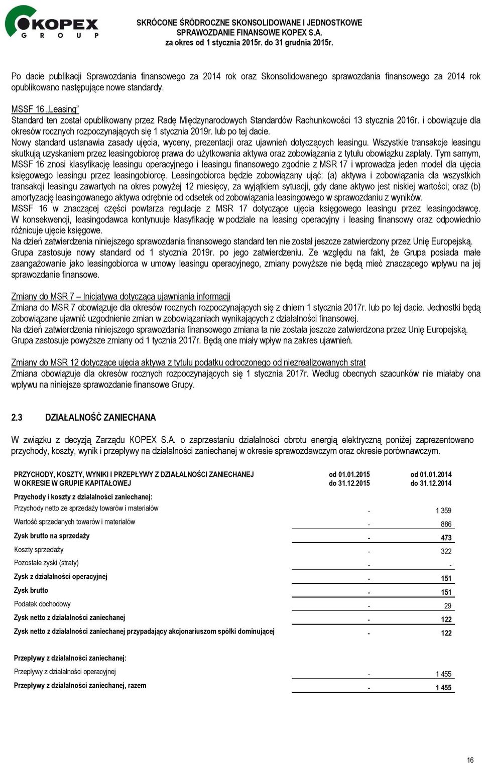 lub po tej dacie. Nowy standard ustanawia zasady ujęcia, wyceny, prezentacji oraz ujawnień dotyczących leasingu.
