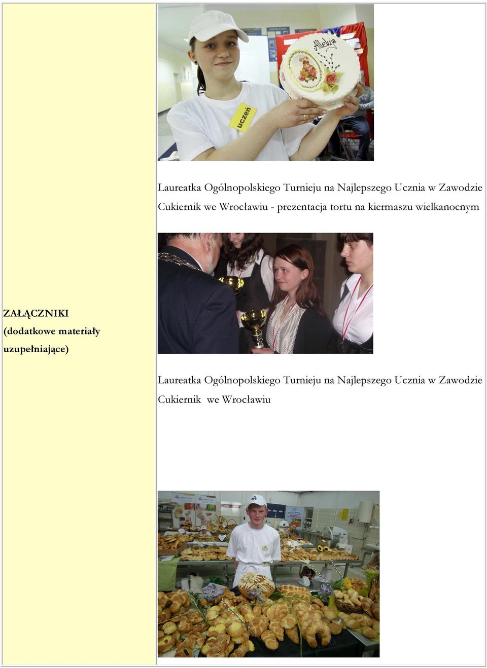 ZAŁĄCZNIKI (dodatkowe materiały uzupełniające)  Cukiernik we
