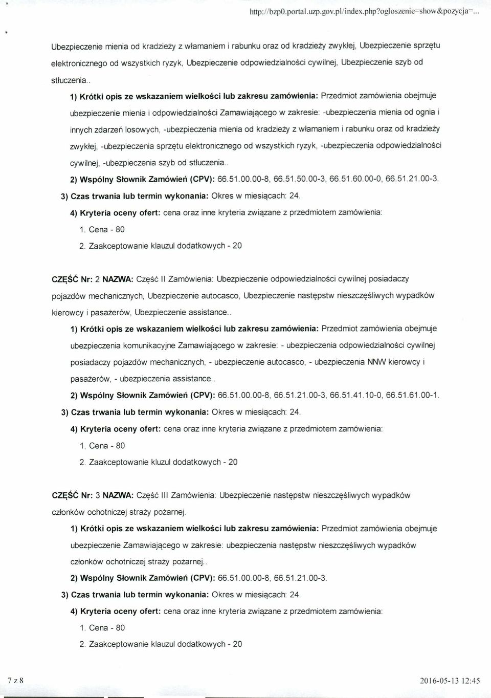 Ubezpieczenie szyb od stłuczenia.
