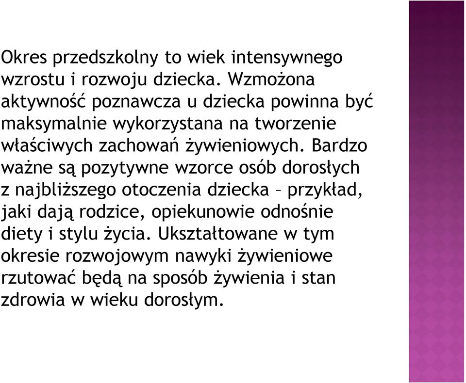 żywieniowych.