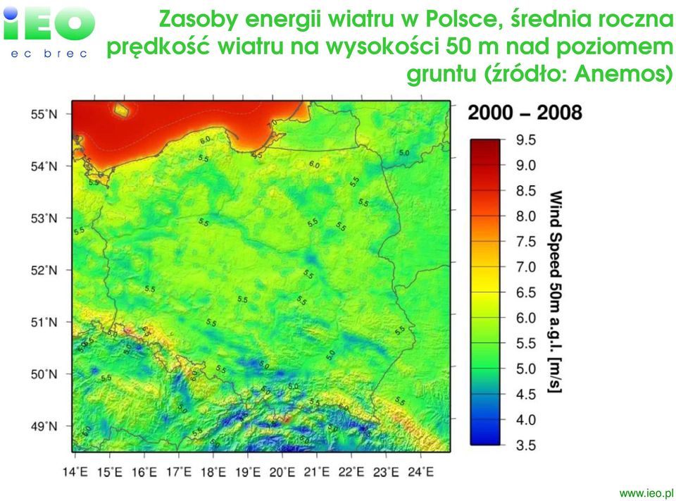 prędkość wiatru na wysokości