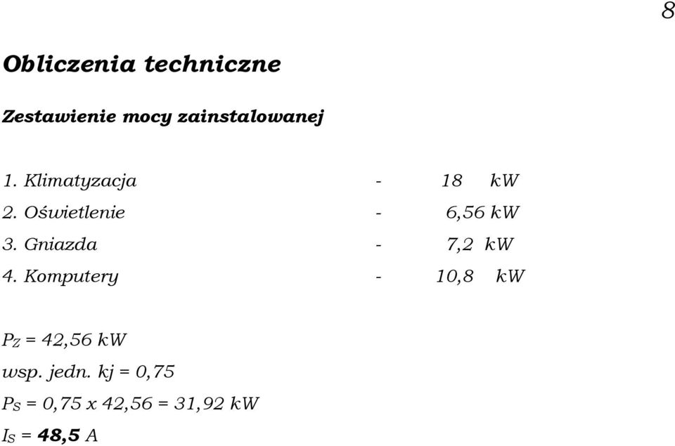 Gniazda - 7,2 kw 4.