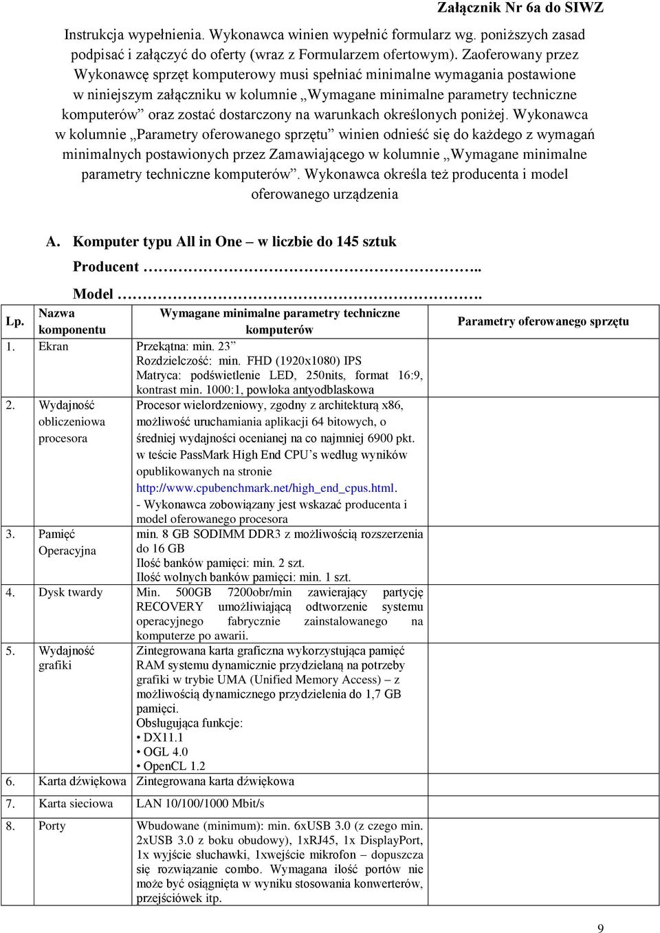 dostarczony na warunkach określonych poniżej.
