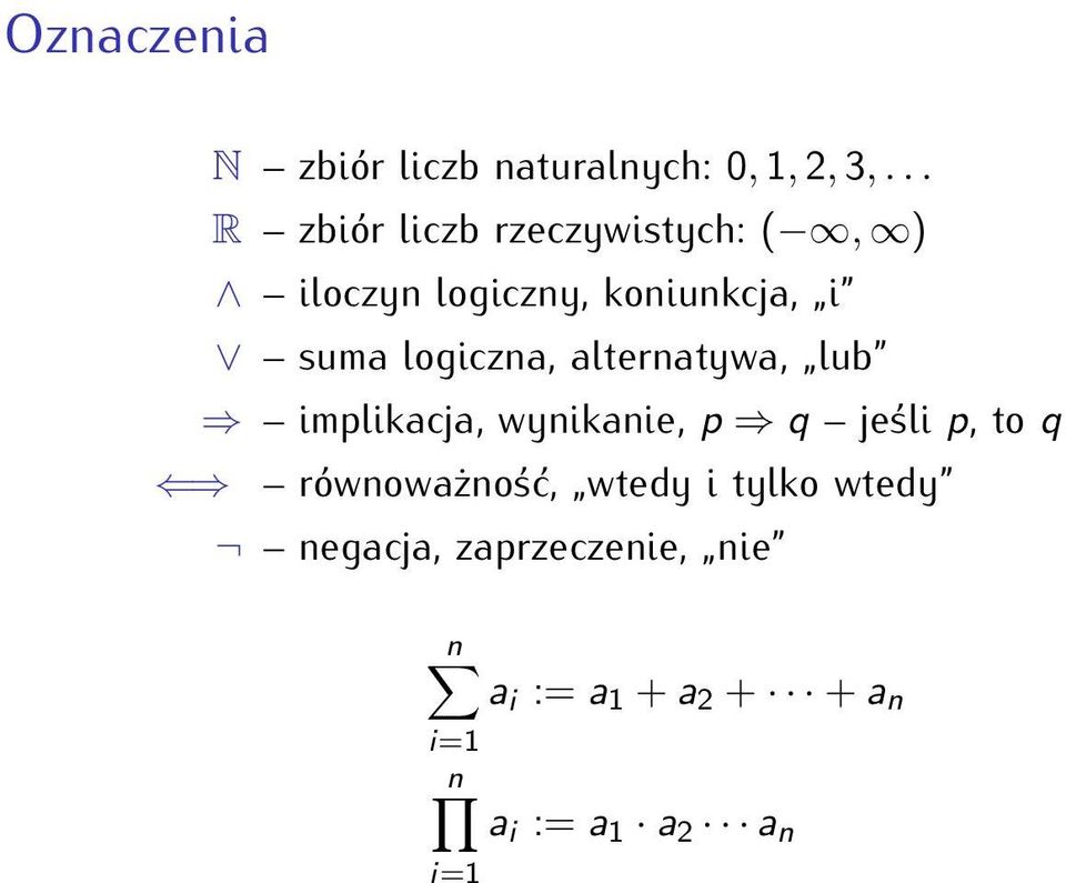 logiczna, alternatywa, lub implikacja, wynikanie, p q jeśli p, to q