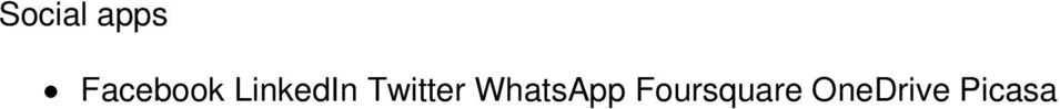 Twitter WhatsApp