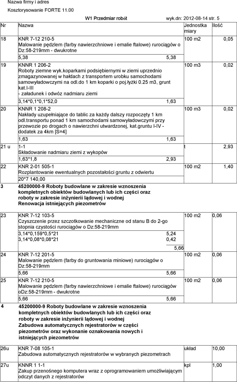 koparkami podsiębiernymi w ziemi uprzednio zmagazynowanej w hałdach z transportem urobku samochodami samowyładowczymi na odl.do 1 km koparki o poj.łyżki 0.25 m3, grunt kat.