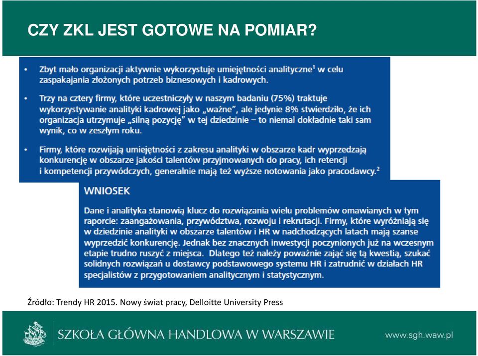 Źródło: Trendy HR 2015.