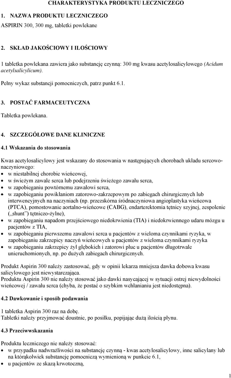 4. SZCZEGÓŁOWE DANE KLINICZNE 4.