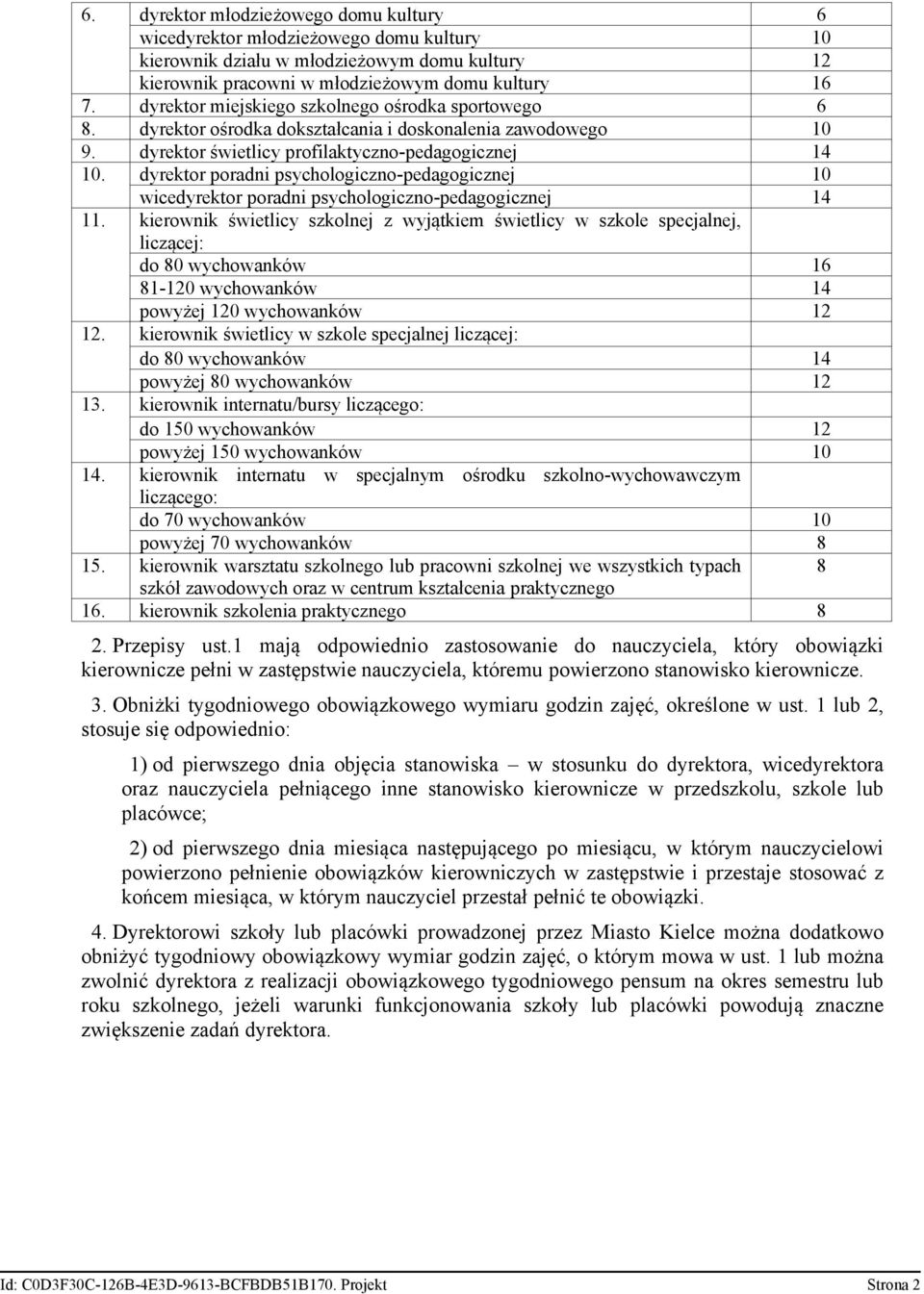 dyrektor poradni psychologiczno-pedagogicznej 10 wicedyrektor poradni psychologiczno-pedagogicznej 14 11.