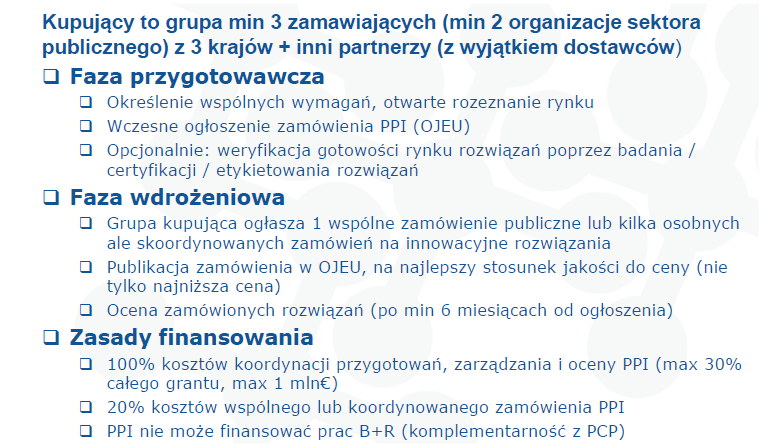 Zamówienia publiczne na innowacyjne