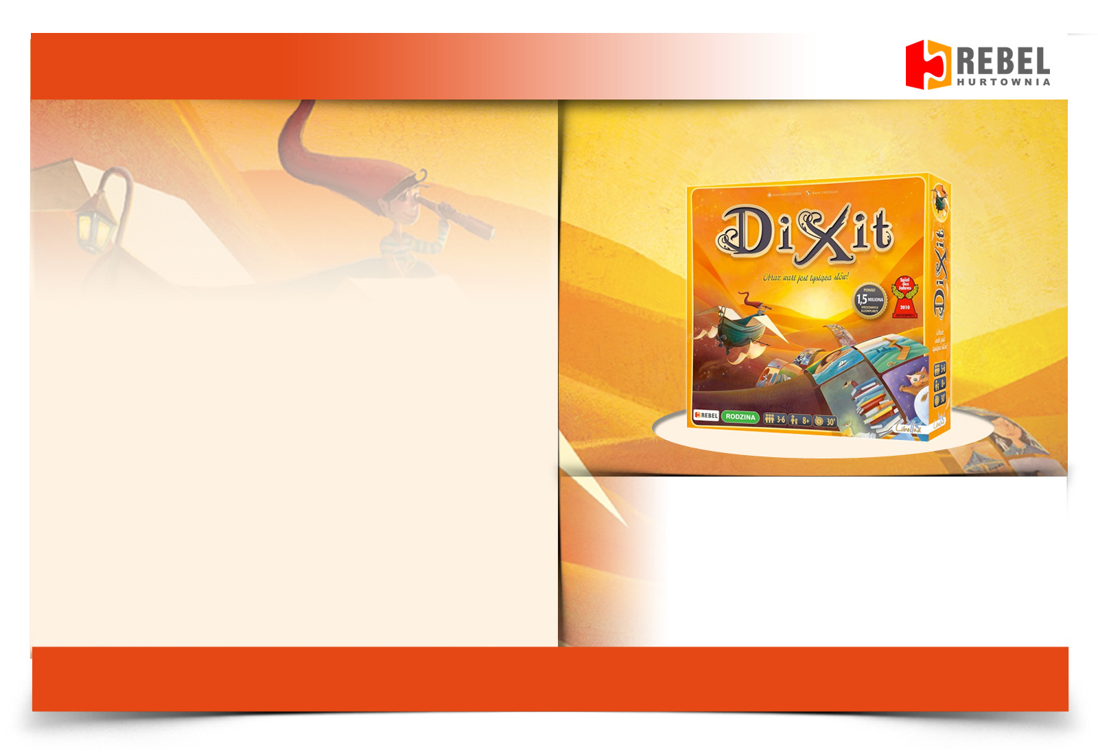 Kampania reklamowa gry Dixit film 30-sekundowy reklamujący