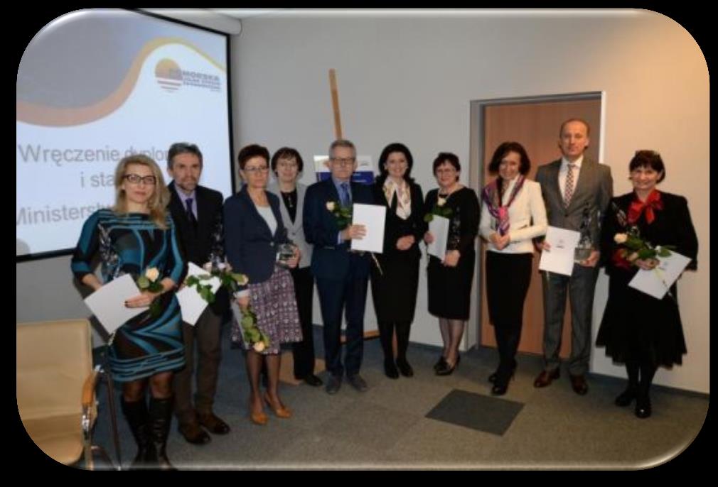 Nagroda Ministra Gospodarki DLA ZSP 2 i CKZIU za szczególne osiągnięcia w promowaniu i realizacji szkolenia