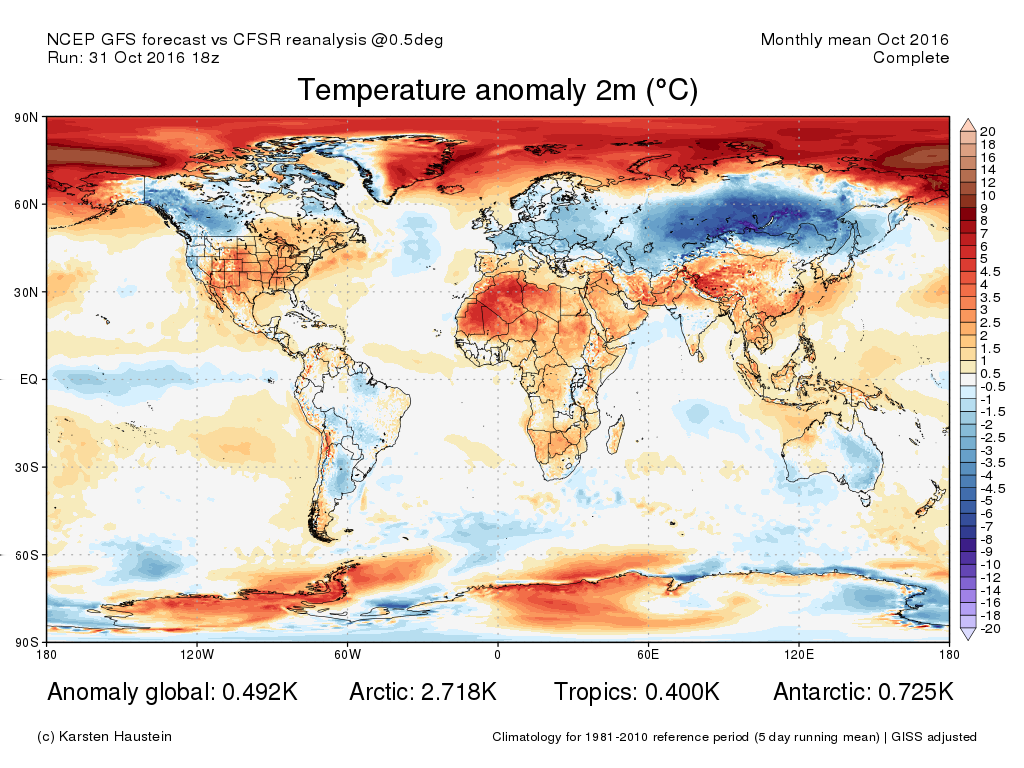Anomalia temperatury globalnej wg