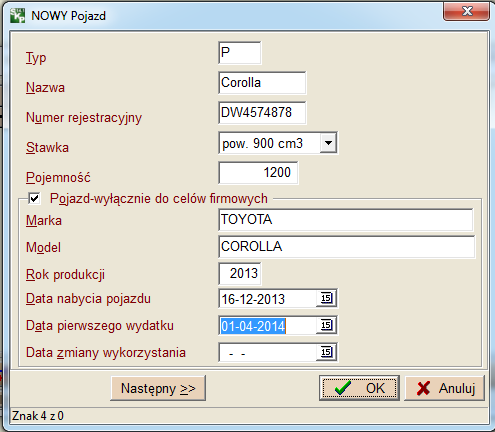 I. Księgowanie 100% VATu Od 1 kwietnia 2014 firmowe samochody osobowe używane wyłącznie do celów firmowych (aby można było odliczyć 100% VAT od zakupów eksploatacyjnych z nimi związanych), muszą mieć