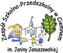 Logo Zespołu Szkolno-Przedszkolnego im. Janiny Januszewskiej w Ciemnem zostało zaprojektowane przez dyr. Dorotę Laszuk-Redman z okazji obchodów 100-lecia założenia szkoły.