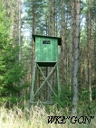 Wygląd razi nie pełnym pomalowaniem. Przy najbliŝszej okazji pomalować na zielono całą ambonę. 21. Marycha (łowisko Marycha, leśnictwo Szlamy, oddział nr.
