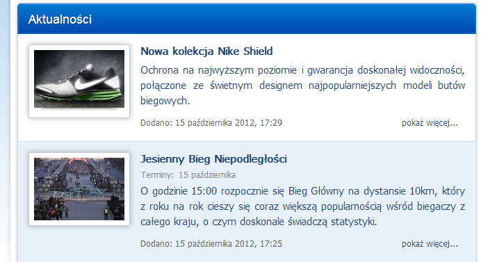 Zostaniemy przeniesieni na stronę główną Aktualności, gdzie znajduje się lista wszystkich naszych wpisów, które w każdej chwili