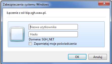 Rys. 2 1.3. Widnieje tam znaczek Logowanie, jak na Rys. 3.