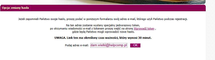 3.Instrukcja przypomnienia/zmiany hasła do EPR (Elektronicznego Punktu