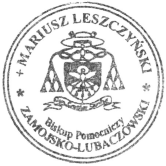 15 sierpnia 1972 r. oraz instrukcji Episkopatu Polski z dn. 4 maja 1982 r., zostają dopuszczeni do święceń diakonatu, w dniu 7 maja 2016 r.