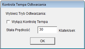 Podstawowe działania w celu uruchomienia podglądu animacji: 1. Kliknij zakładkę Inne a następnie Podgląd animacji 2.