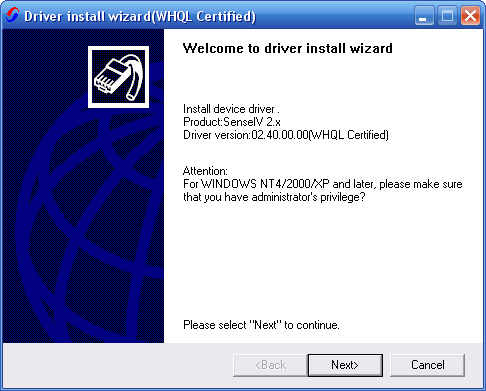 Po zainstalowaniu programu głównego, system wymaga instalacji