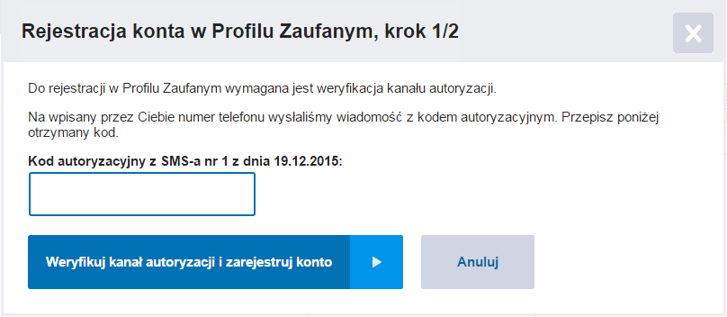 Na strnie d rejestracji użytkwnik wypełnia frmularz rejestracji, uzupełniając pla bwiązkwe znaczne gwiazdką: Dane lgwania: - Identyfikatr użytkwnika - Hasł (zgdne z plityką haseł) - Ple Ptwierdź hasł