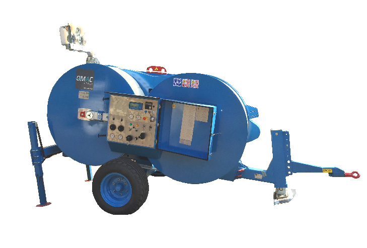 WCIĄGARKO-HAMOWNIK HYDRAULICZNY F120.AF.35 max 35 kn Maszyna hydrauliczna do wykorzystania jako hamownik oraz wciągarka, przeznaczona do wciągania jednej liny lub przewodu.