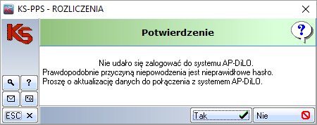 Rys. 3.1. Włączenie możliwości logowania do AP-DiLO Ważne aby zaznaczyć opcję, że dany operator może logować się do aplikacji AP-DiLO.