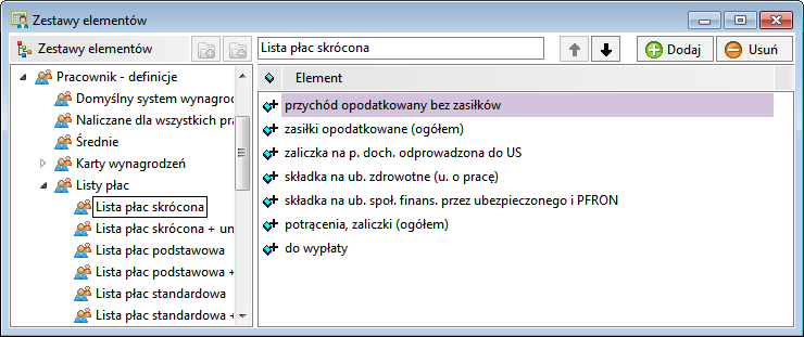 18 4 Podręcznik użytkownika Forte Kadry i Płace Rys. 18-4 Przykładowy wydruk listy płac dla pracowników. Tak samo postępujemy przy drukowaniu kart wynagrodzeń pracowników.
