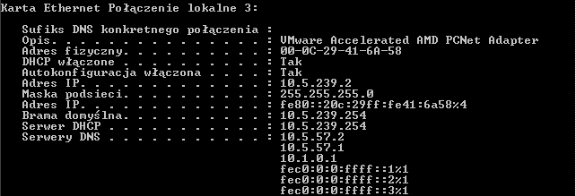 Dane z ekranu K2 obejmujące tylko konfigurację karty Ethernet Dane z ekranu K3 obejmujące tylko konfigurację karty Ethernet Dane z ekranu K4 obejmujące tylko konfigurację karty Ethernet Jakie adresy