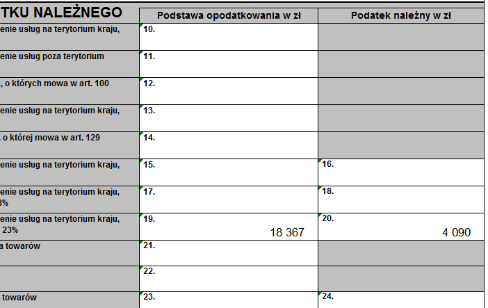 Uzgadnianie z deklaracją VAT-7 Aktualna wersja formatu JPK_VAT (tzn. wersja druga, obowiązująca od 1 stycznia 2017) odpowiada 17-tej edycji deklaracji VAT-7.
