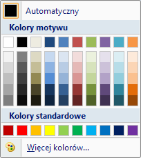 Formatowanie danych Grupa Czcionka karta Narzędzia główne Zwiększenie czcionki o 1 pkt Zmniejszenie