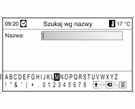 86 Nawigacja Wybieranie punktów zainteresowania: patrz powyższy przykład W pobliżu bieżącego położenia. Wokół innych miast Wybór szczególnych punktów docelowych w pobliżu dowolnego miasta.