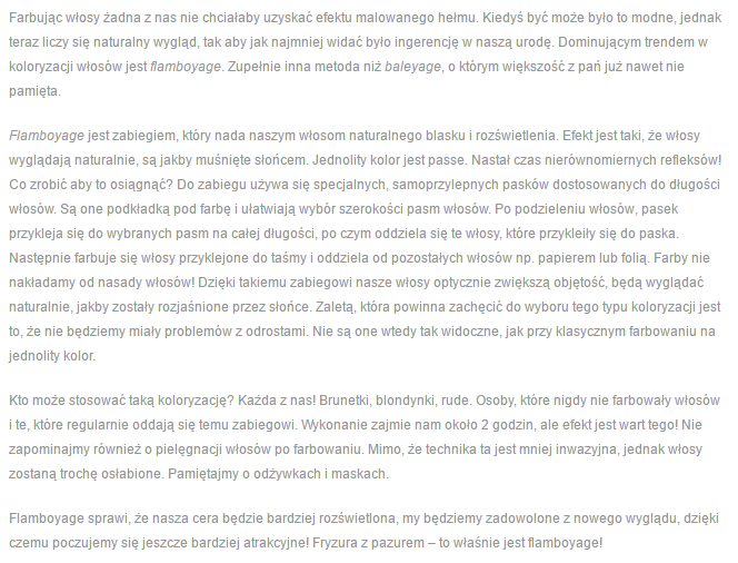 Blog o włosach, fryzjerach i urodzie