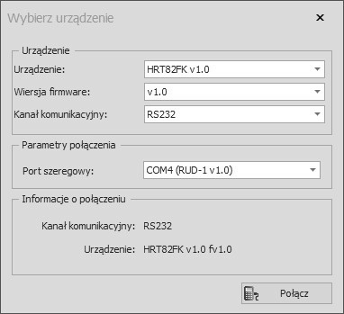 Sposób nawiązania połączenia 1. Podłącz panel do interfejsu RUD-1 zgodnie z Rys. 2 2. Załóż zworkę na kontakty MEM 3.