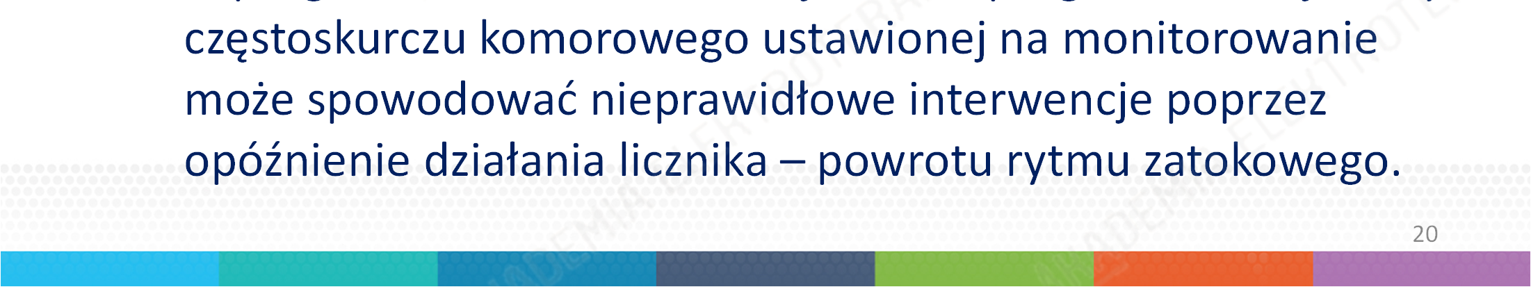 Zapobieganie nieadekwatnym interwencjom: Programowanie wysoko strefy migotania komór, również z wykorzystaniem strefy częstoskurczu komorowego aby