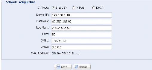 Network Configuration.