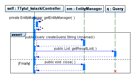Odczytanie tytułów z bazy danych w postaci listy i tablicy TTytul_ksiazki (wzorzec typu Transfer Object