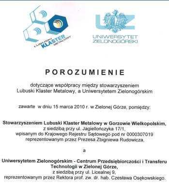 LKM zawarł porozumienia o współpracy z: Państwową Wyższą Szkołą