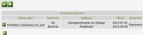 Ze względu na czas trwania procesu wczytywania pliku zbioru centralnego zaleca się wczytywanie zbiorów centralnych uprzednio skompresowanych do formatu ZIP.