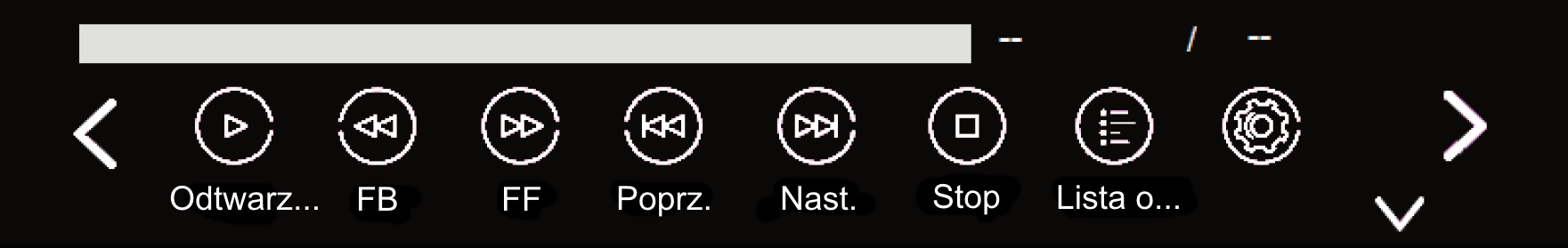 Naciśnij na urządzeniu klawisz (9) Rys. 1 lub przycisk na pilocie (21) Rys. 2. Nawiguj przyciskami prawo/lewo/góra/dół w menu opcji.