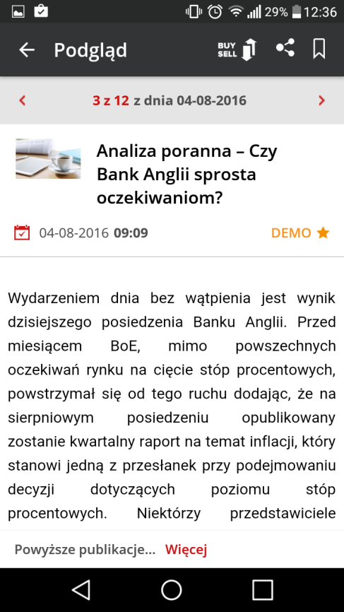 5. Przeglądanie, filtrowanie i wyszukiwanie wiadomości przeglądanie wiadomości Podstawowy widok aplikacji zawiera listę wszystkich opublikowanych wiadomości w porządku chronologicznym.