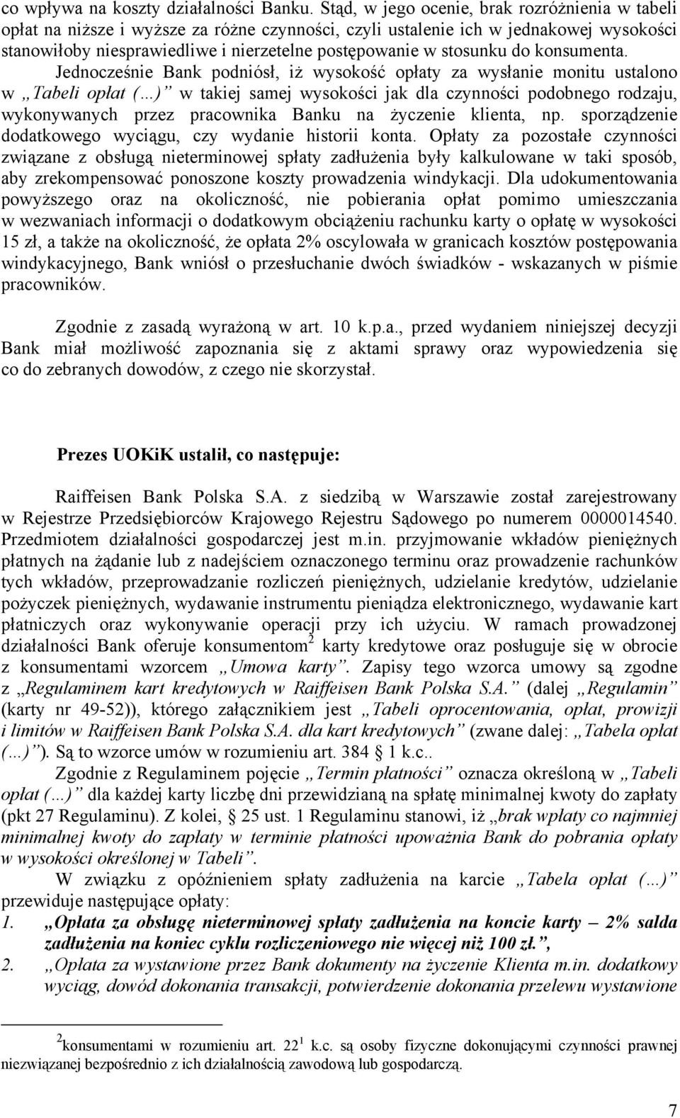 stosunku do konsumenta.