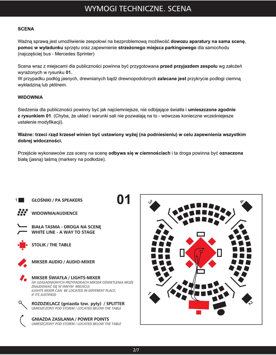 W przypadku podłóg jasnych, drewnianych bądź drewnopodobnych zalecane jest przykrycie podłogi ciemną wykładziną lub płótnem.