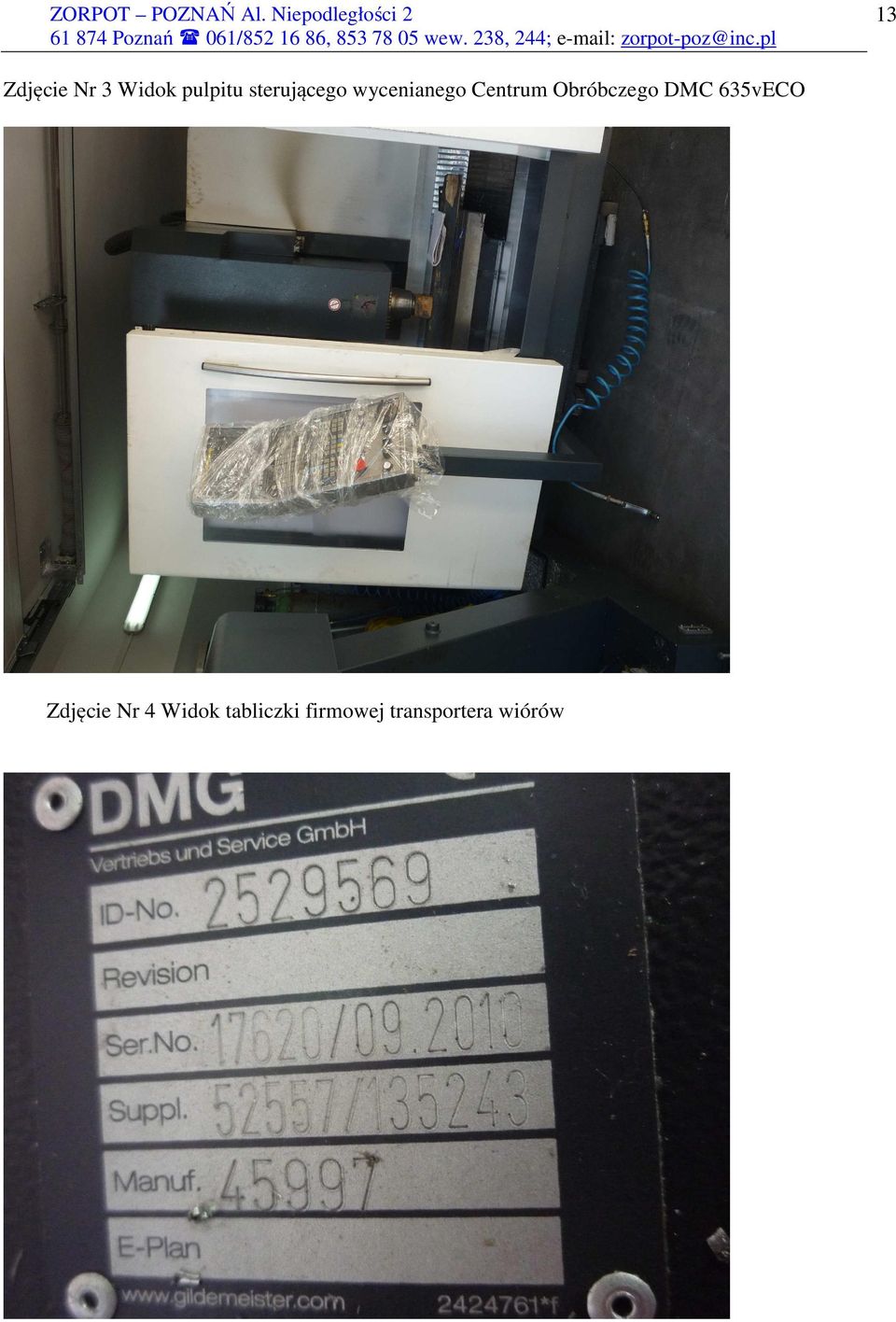 Obróbczego DMC 635vECO Zdjęcie Nr 4