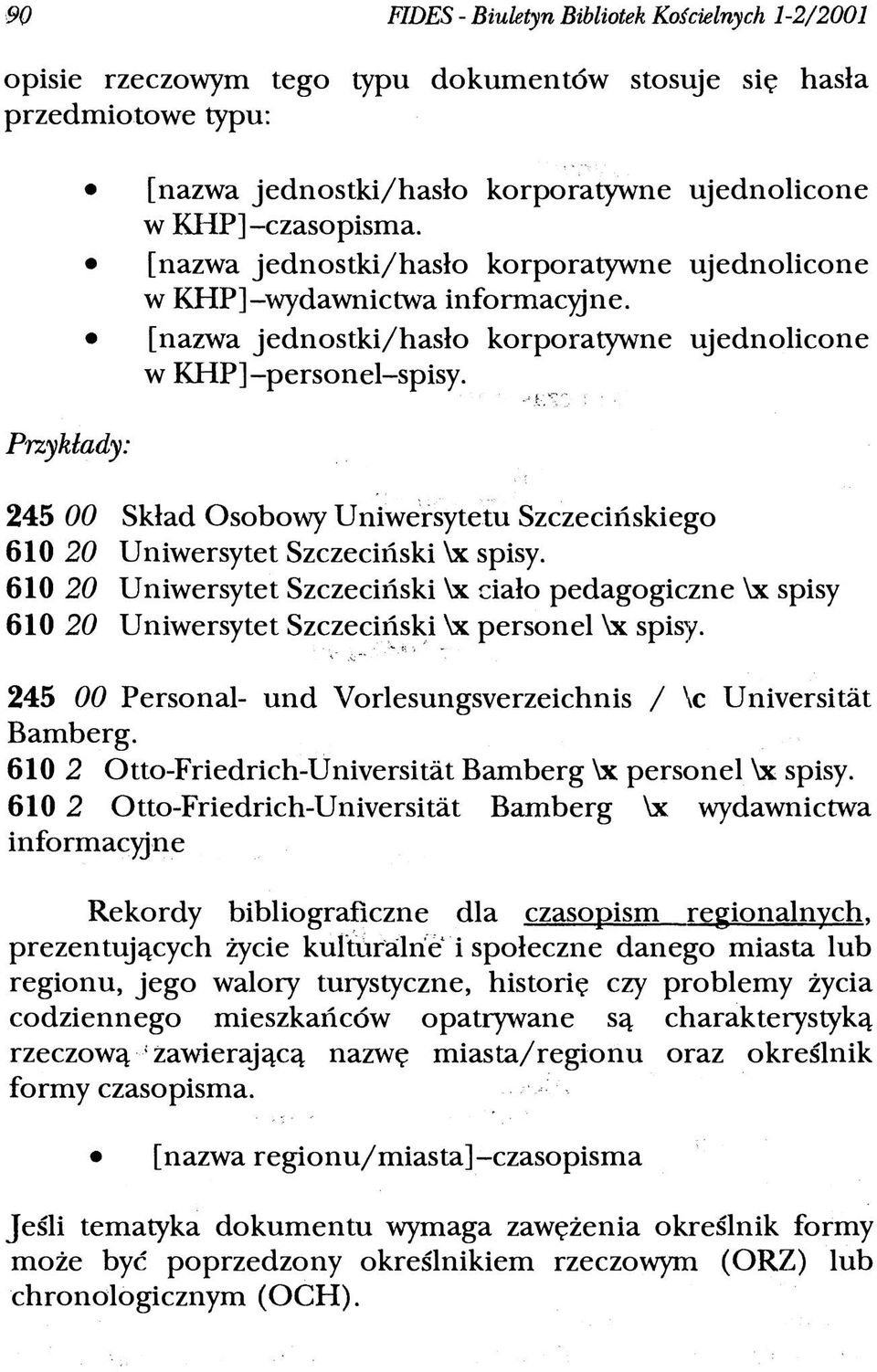 245 00 Skład Osobowy Uniwersytetu Szczecińskiego 610 20 Uniwersytet Szczeciński \x spisy.