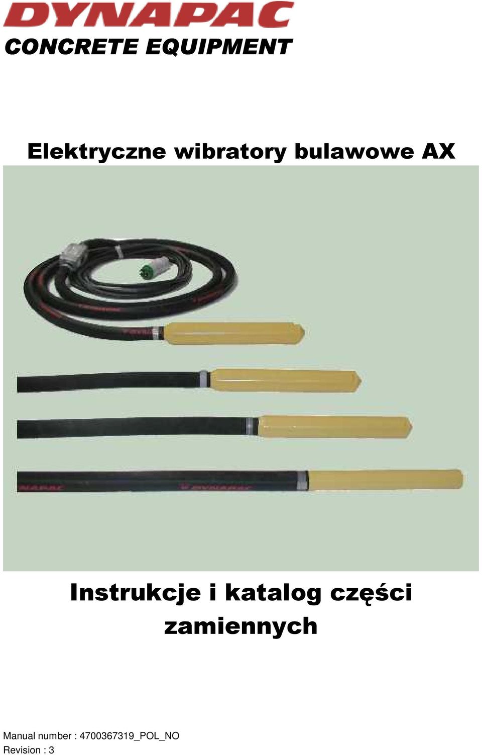 katalog części zamiennych Manual